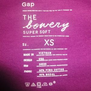 GAP Tops - Gap "Bowery" Scoop Neck Top Long Sleeve XS GAP Tops - Gap "Bowery" Scoop Neck Top Long Sleeve XS